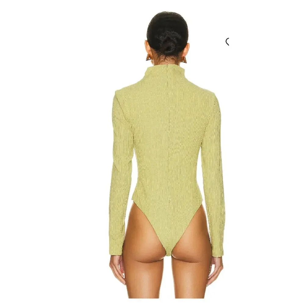 Atoir Vincent Bodysuit LEMON LIME NWT SIZE L/12 - Picture 4 of 4